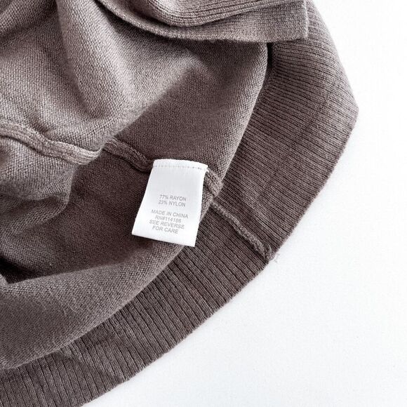 Eleven Eleven Women Open Front Long Sleeve Rayon Blend Cardigan Sweater Olive 3X - Picture 5 of 8